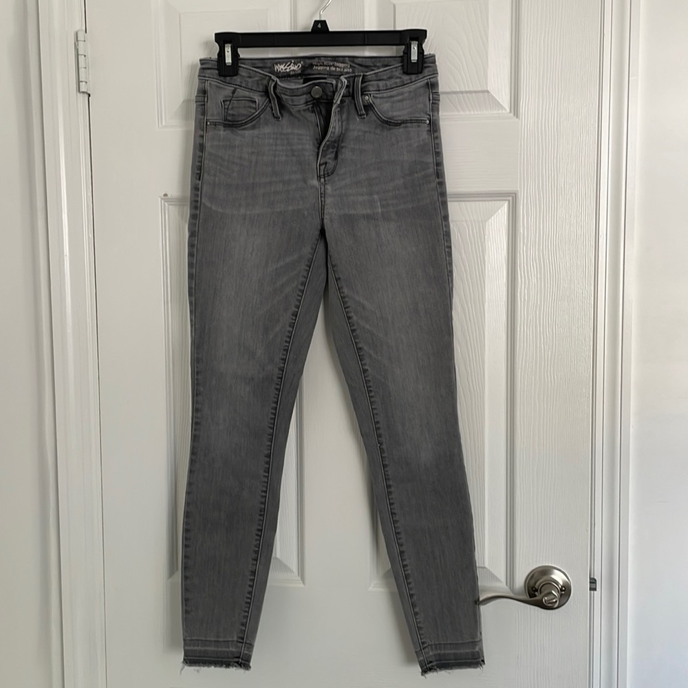 Mossimo high rise jeggings in gray